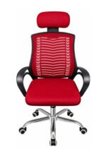 Premium Blue V-Mesh Chair - Image 3
